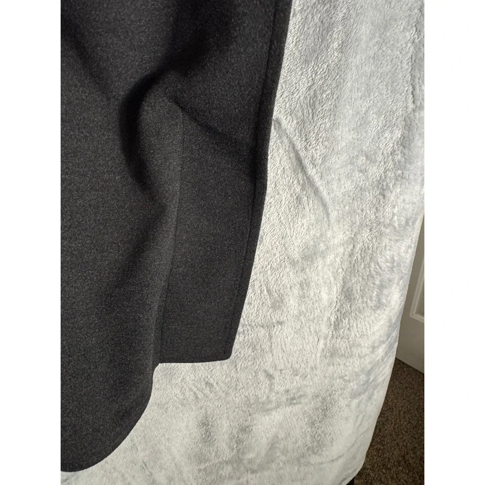 Loft Charcoal Gray Open Front Poncho Wrap Cape Womens XS/S 479489 New